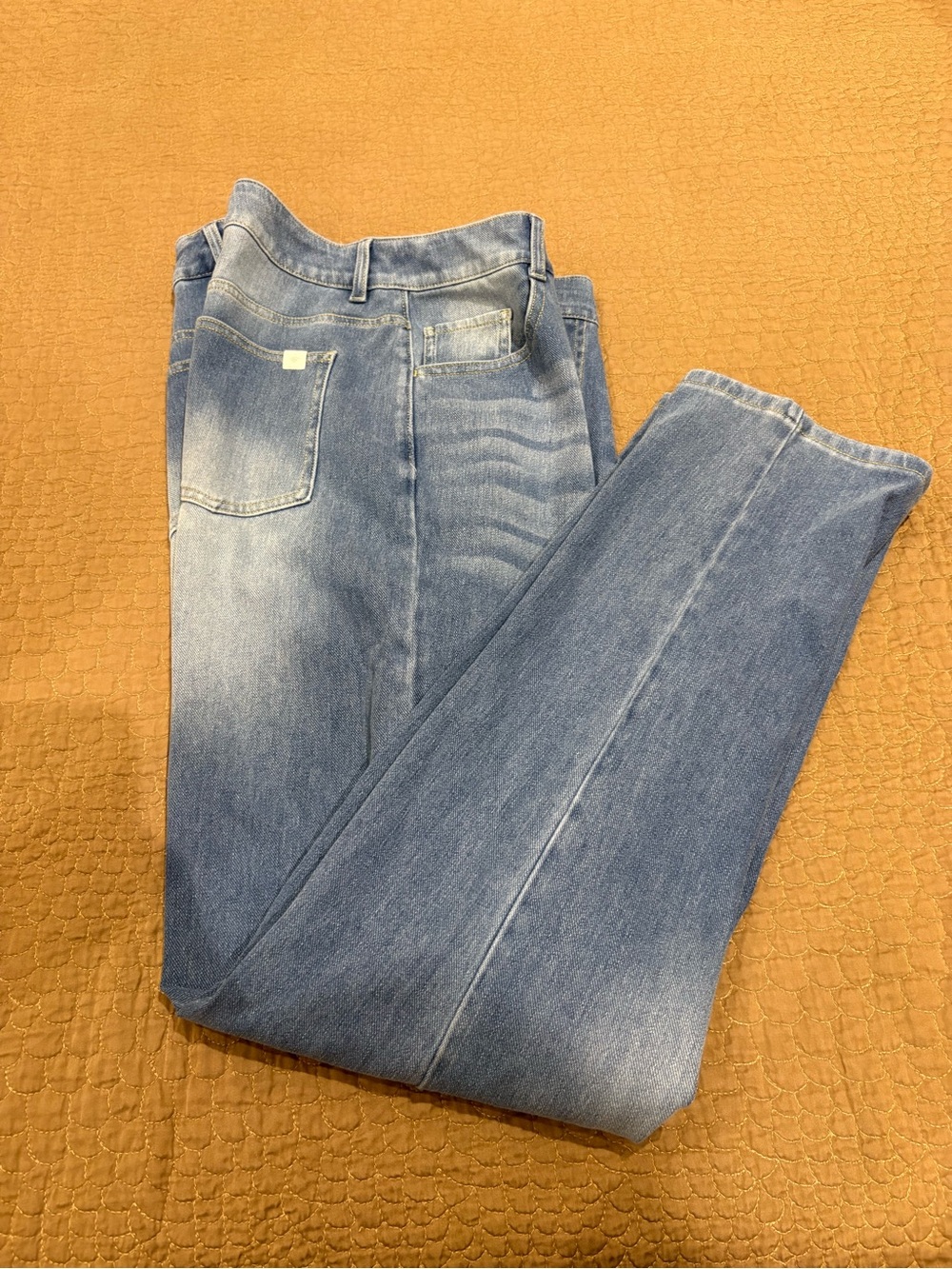HALARA Women's Pull on stretch denim pants